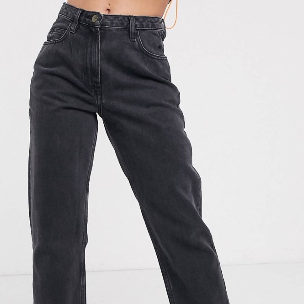 ASOS COLLUSION Petite Mom Jeans